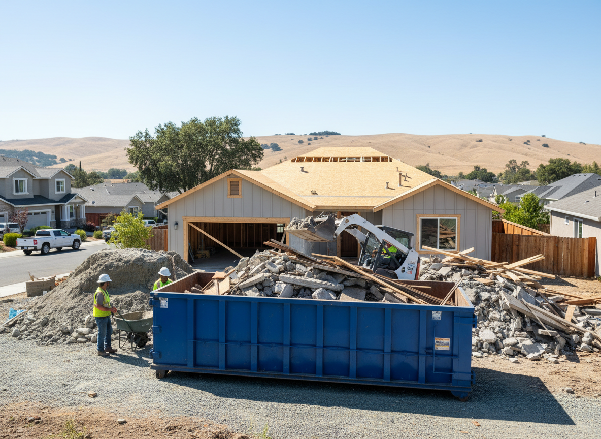 How to Size a Dumpster for a Fremont Home Addition Project